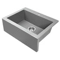 Load image into Gallery viewer, Laveo Komodo Granite Stone Single Bowl Kitchen Sink 490x550x220mm - Grey