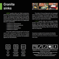 Load image into Gallery viewer, Laveo granite composite kitchen sink features and care information