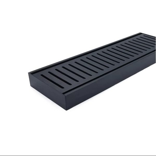 Muses Ezy Flow Floor Grate 100*100*26mm(Maximum 5600mm, 80mm Waste) - Brushed Black