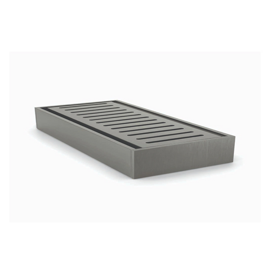 Muses Ezy Flow Floor Grate 100*100*26mm(Maximum 5600mm, 80mm Waste) - Gunmetal Grey