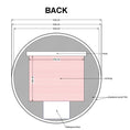Load image into Gallery viewer, Carysil 900mm Round LED Bathroom Mirror