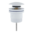 Load image into Gallery viewer, Solid Brass Universal Pop-Up Waste with Overflow - Matte White