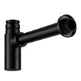Load image into Gallery viewer, Solid Brass Round Bottle Trap G1 1/2" - Black