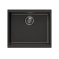 Load image into Gallery viewer, Carysil Enigma Granite Stone Single Bowl Kitchen Sink 530x460x220mm - Black
