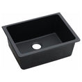 Load image into Gallery viewer, Granite Arete Stone Single Bowl Kitchen Sink 635*469mm - Black