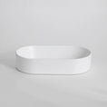 Load image into Gallery viewer, CLAYA Pill-52 Ceramic 525mm Above Counter Basin – Gloss White