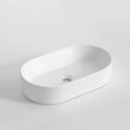 Load image into Gallery viewer, CLAYA Pill-52 Ceramic 525mm Above Counter Basin – Gloss White