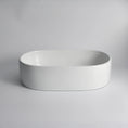 Load image into Gallery viewer, CLAYA Pill-56 Ceramic 560mm Above Counter Basin – Gloss White