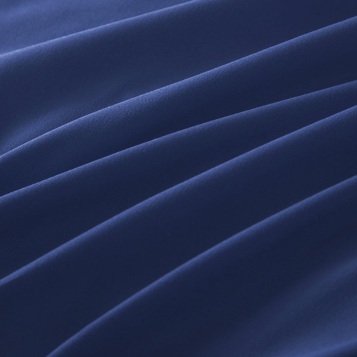 Bellemosa Brushed Microfibre Quilt Cover Set - Quilt Cover & Pillowcases - Navy Blue