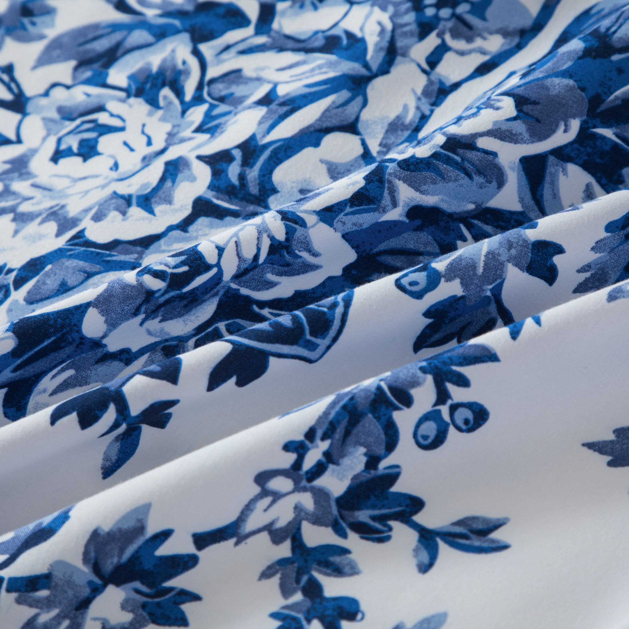 Bellemosa Brushed Microfibre Quilt Cover Set - Quilt Cover & Pillowcases - Royal Bloom