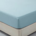 Load image into Gallery viewer, Bellemosa Brushed Microfibre Fitted Sheet - Sky Blue