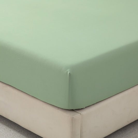Bellemosa Premium Cotton Fitted Sheet- Sage Green