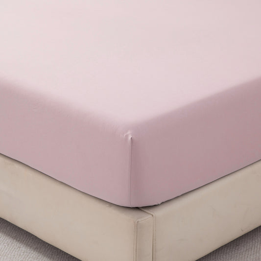 Bellemosa Brushed Microfibre Fitted Sheet - Blush Pink