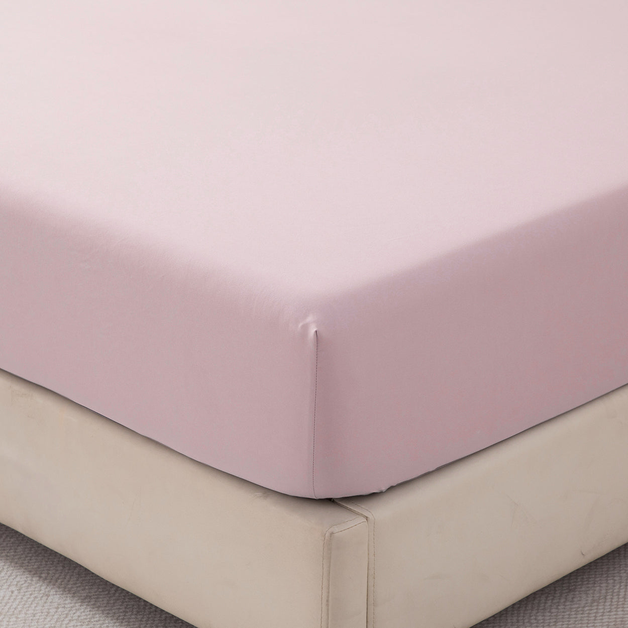Bellemosa Brushed Microfibre Fitted Sheet - Blush Pink