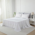Load image into Gallery viewer, Bellemosa Brushed Microfibre Flat Sheet - Classic White