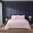 Load image into Gallery viewer, Bellemosa Brushed Microfibre Quilt Cover Set - Quilt Cover & Pillowcases - Blush Pink