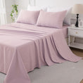 Load image into Gallery viewer, Bellemosa Brushed Microfibre Flat Sheet - Blush Pink