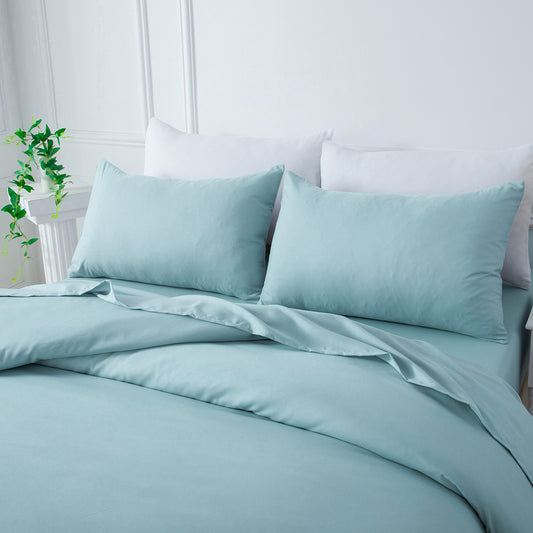 Bellemosa Brushed Microfibre Pillowcases - Sky Blue