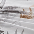 Load image into Gallery viewer, Bellemosa 75D Microfibre Quilt Cover Set - Quilt Cover | Pillowcases | Flat Sheet - Whispering Palm