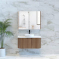 Load image into Gallery viewer, Bergen 900mm Wall Hung Fluted Vanity Cabinet - Solid Timber