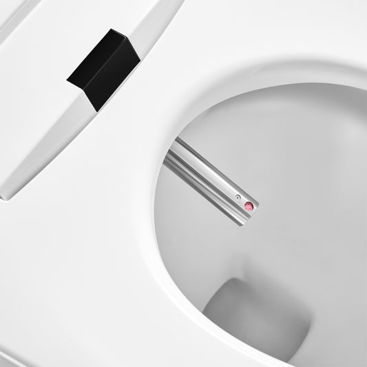 Aquaperla T6 Tankless Smart Toilet Suite with Auto Open Lid & Bidet - White
