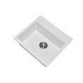 Load image into Gallery viewer, Carysil Granite Stone Single Bowl Kitchen Sink 560*510mm - White - Waltz