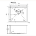 Load image into Gallery viewer, Stainless Steel Round Corner Handmade Single Bowl Kitchen Sink 500*440*230mm- Chrome Silver
