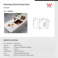 Load image into Gallery viewer, Stainless Steel PVD Single Bowl Kitchen Sink with Bottom Grid 510*450*230mm- Copper