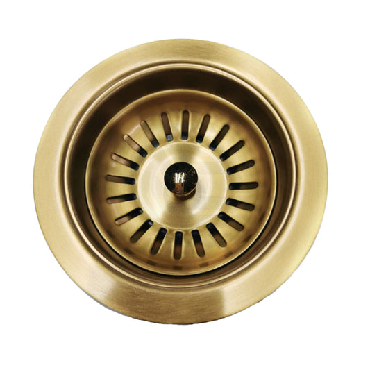 Kitchen Sink Waste / Sink Part - No Overflow - Brushed Gold