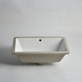 Load image into Gallery viewer, CLAYA UM-5334 Under Counter Ceramic Basin with Overflow– Gloss White