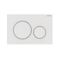 Load image into Gallery viewer, Geberit Sigma20 Dual Flush Plate – Matte White with White Trim