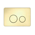 Load image into Gallery viewer, R&T Dual Flush Push Plate with Round Button – Brushed Gold