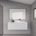 Load image into Gallery viewer, Vienna 1200mm Wall Hung Fluted Vanity Cabinet - Matte White