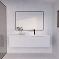Load image into Gallery viewer, Vienna 1500mm Wall Hung Fluted Vanity Cabinet -Matte White