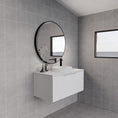 Load image into Gallery viewer, Vienna 900mm Wall Hung Fluted Vanity Cabinet - Matte White