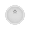 Load image into Gallery viewer, Granite Arete Stone Round Single Bowl Kitchen Sink 460mm - White