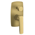 Load image into Gallery viewer, Wall Mixer Tap with Diverter - Brushed Brass | BELLINO