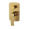 Load image into Gallery viewer, Wall Mixer Tap with Diverter - Brushed Brass | ESPERIA