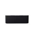 Load image into Gallery viewer, 1200mm matte black fluted wall hung vanity with soft curved corners. Modern design with optional stone tops, perfect for contemporary bathrooms.-Vanity-Cabinet Only-Ezymall AU
