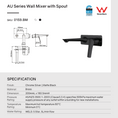 Load image into Gallery viewer, Upgrade your space with our Solid Brass Spout Mixer in Chrome Silver. This durable and stylish mixer adds a touch of elegance to any bathroom or kitchen. Enjoy reliable performance and a sleek design. Perfect for modern homes across Australia.-Spout Mixer-Ezymall AU
