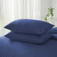 Load image into Gallery viewer, Experience luxurious softness and easy care with our Brushed 75D Premium Microfibre Quilt Cover Set — smooth, durable, and beautifully refined.-Bedding-Ezymall AU
