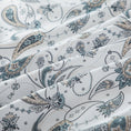 Load image into Gallery viewer, Elegant brushed microfibre quilt cover with a white paisley design. Soft, durable, and wrinkle-resistant. Includes 1 quilt cover and 2 pillowcases.-Bedding-Single-Ezymall AU