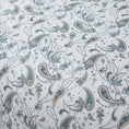 Load image into Gallery viewer, Elegant brushed microfibre quilt cover with a white paisley design. Soft, durable, and wrinkle-resistant. Includes 1 quilt cover and 2 pillowcases.-Bedding-Single-Ezymall AU