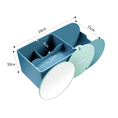 Load image into Gallery viewer, Get the BOOMJOY Drill-Less Wall Mount Hair Dryer Holder with Mirror! Easy to install, no drilling required. Keep your hair dryer and accessories organized. Buy now!-Organiser-Ezymall AU
