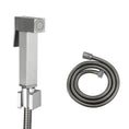 Load image into Gallery viewer, Get the Brass Square Toilet Bidet Spray in Brushed Nickel Silver. This stylish and durable bidet spray is a must-have for any modern bathroom. Shop now at Ezymall with fast shipping Australia wide.-Bidet-Ezymall AU
