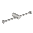 Load image into Gallery viewer, Add a modern touch to your bathroom with the CADDENCE double toilet paper holder in brushed nickel silver stainless steel. This durable holder keeps toilet paper accessible and organized.-Toilet Paper Holder-Ezymall AU