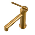 Load image into Gallery viewer, Buy CADDENCE Short Basin Mixer in Solid Brass with Brushed Brass Gold finish. Modern design and durable construction. Shop now!-Basin Mixer-Ezymall AU