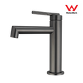 Load image into Gallery viewer, Buy CADDENCE Short Basin Mixer in Solid Brass with Gunmetal Grey finish. Modern design and durable construction. Upgrade your basin today!-Basin Mixer-Ezymall AU