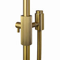 Load image into Gallery viewer, The CADDENCE Shower Rail in Brushed Brass Gold offers a warm and modern solution for your bathroom. Made from stainless steel, this shower rail combines durability with style. Shop now at Ezymall Australia!-Shower Rail-Ezymall AU
