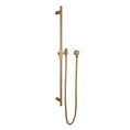 Load image into Gallery viewer, The CADDENCE Shower Rail in Brushed Brass Gold offers a warm and modern solution for your bathroom. Made from stainless steel, this shower rail combines durability with style. Shop now at Ezymall Australia!-Shower Rail-Ezymall AU